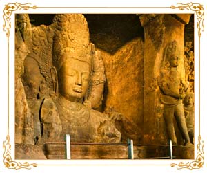 Lord Shiva Sculpture, Elephanta Caves, Mumbai